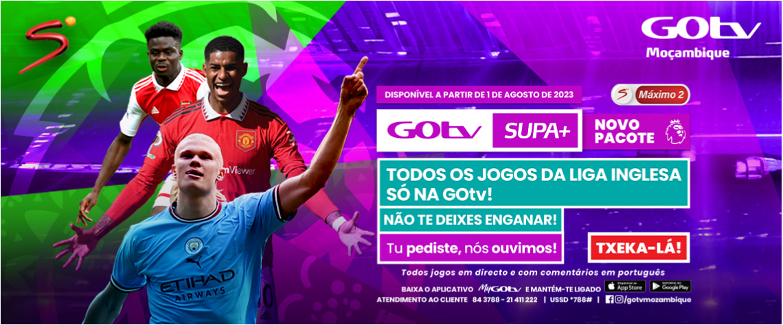 GOtv Mozambique - Mais e melhor futebol nos jogos